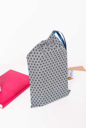 Pochette moyenne graphique noir